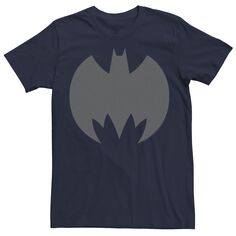 Мужская футболка с логотипом на груди и большой грудью из комиксов Batman, Blue DC Comics, синий