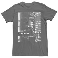 Мужская футболка с рисунком Дарта Вейдера, 1977 год, «Звездные войны» Licensed Character