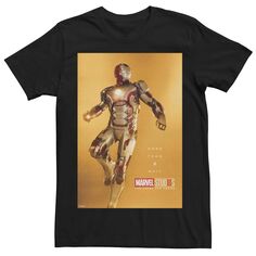 Мужская футболка с плакатом Marvel Studios Iron Man для подростков «Больше, чем костюм» Licensed Character