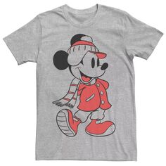 Мужская рождественская футболка с Микки Маусом Disney