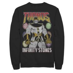 Мужской винтажный свитшот Thanos Infinity Stones Marvel