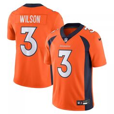 Мужское джерси Russell Wilson Orange Denver Broncos Vapor Untouchable Limited Limited Nike