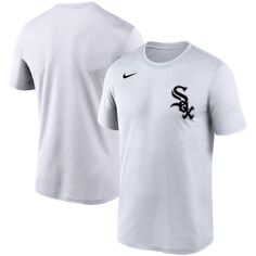 Мужская белая футболка Chicago White Sox с надписью Legend Nike