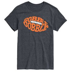 Футбольная футболка Big &amp; Tall Gobble Gobble License, серый
