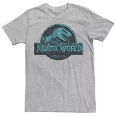 Мужская футболка с двумя логотипами Lost In The Deep Jurassic World