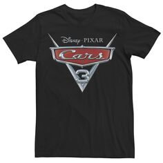 Мужская хромированная футболка с логотипом Cars 3 Movie Disney / Pixar
