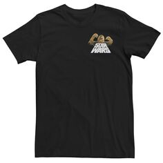 Мужская футболка с рисунком «Звездные войны» Chewie Strong с левым карманом Licensed Character