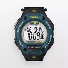 Мужские часы Ironman Triathlon с цифровым хронографом на 30 кругов — T5K413KZ Timex