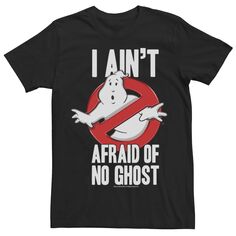 Мужская футболка с надписью «Охотники за привидениями: я не боюсь никаких призраков» Licensed Character