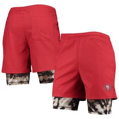 Мужские шорты для бега FOCO Scarlet San Francisco 49ers