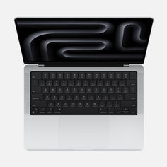 Ноутбук Apple MacBook Pro 14 M3 Pro (2023), 18 ГБ/512 ГБ, 11 CPU/14 GPU, английская клавиатура, Silver