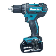 Аккумуляторная ударная дрель Makita 18 В / 3,0 Ач, 2 аккумулятора + зарядное устройство + набор бит, 31 шт. в размере MA