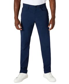 Мужские облегающие брюки tech с 5 карманами Kenneth Cole, синий