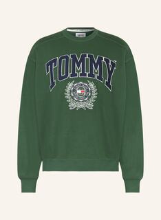 Толстовка TOMMY JEANS, зеленый