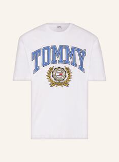 Рубашка TOMMY JEANS Oversized-Shirt, белый