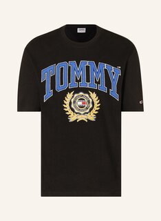 Рубашка TOMMY JEANS Oversized-Shirt, черный