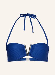 Топ бикини heidi klein Bandeau MALDIVIAN BLUE V BAR, синий