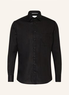 Рубашка ETERNA Modern Fit, черный