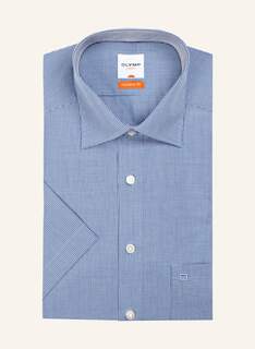 Рубашка OLYMP Kurzarm-Luxor modern fit, темно-синий