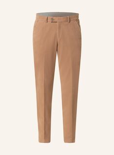 Вельветовые брюки HILTL Extra Slim Fit, светло-коричневый