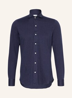 Рубашка FINAMORE 1925 TORONTO Slim Fit, темно-синий