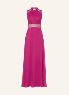 Платье VM VERA MONT mit Häkelspitze, розовый