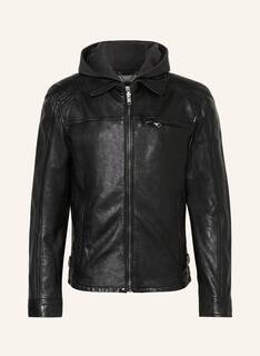Куртка gipsy mit abnehmbarer Blende im Materialmix, черный
