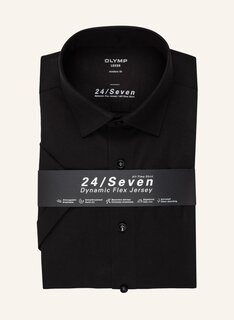 Рубашка OLYMP Kurzarm-Luxor 24/Seven modern fit, черный
