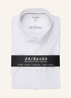 Рубашка OLYMP Kurzarm-Luxor 24/Seven modern fit, белый