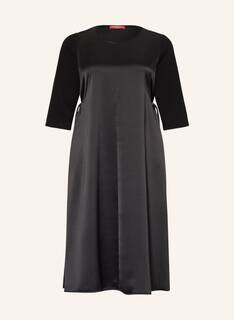 Платье MARINA RINALDI SPORT OCCHIBIS mit 3/4-Arm, черный