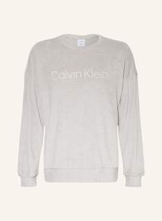 Рубашка Calvin Klein Lounge-aus Frottee, светло-серый