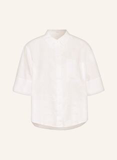 Блуза рубашка OPUS FITALIA aus Leinen, белый
