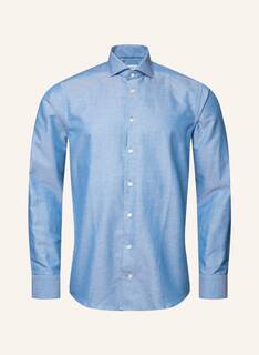 Рубашка ETON Slim fit Baumwoll-Leinen-, синий