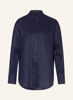 Блуза рубашка TED BAKER DORAHH aus Leinen, темно-синий
