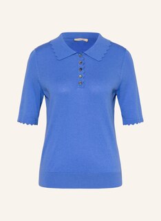 Рубашка поло lilienfels Strick mit Cashmere, синий