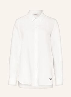 Блуза рубашка WEEKEND MaxMara WERNER aus Leinen, кремовый