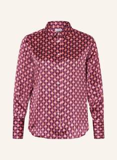 Блуза рубашка rossana diva aus Seide, темно-фиолетовый