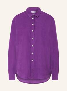 Блуза рубашка rossana diva aus Cord, фиолетовый