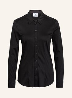 Блуза рубашка DESOTO PIA aus Jersey, черный