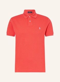 Рубашка поло POLO RALPH LAUREN Piqué Custom Slim Fit, красный