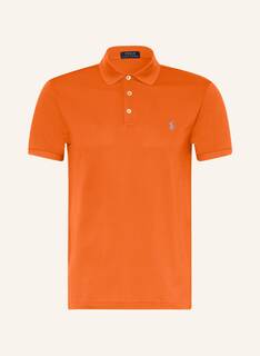 Рубашка поло POLO RALPH LAUREN Piqué Slim Fit, оранжевый