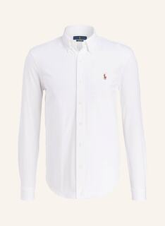 Рубашка POLO RALPH LAUREN Piqué-Custom Slim Fit, белый