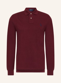 Рубашка поло POLO RALPH LAUREN Piqué Custom Slim Fit, темно-красный