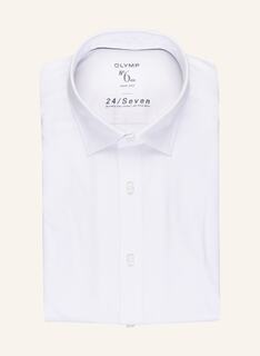 Рубашка OLYMP JerseyNo. Six 24/Seven super slim, белый