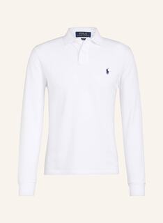 Рубашка поло POLO RALPH LAUREN Piqué Slim Fit, белый