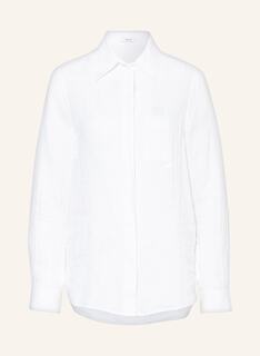 Блуза рубашка REISS CAMPBELL aus Leinen, белый