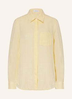Блуза рубашка REISS CAMPBELL aus Leinen, желтый
