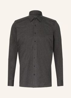 Рубашка OLYMP JerseyLuxor 24/Seven modern fit, темно-серый
