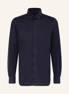 Рубашка OLYMP JerseyLuxor 24/Seven modern fit, темно-синий