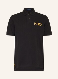 Рубашка поло POLO RALPH LAUREN Piqué Classic Fit, темно-синий